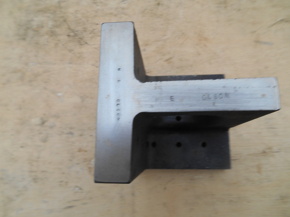 MACHINISTS RIGHT ANGLE BLOCK , 4" x 4" x 5"