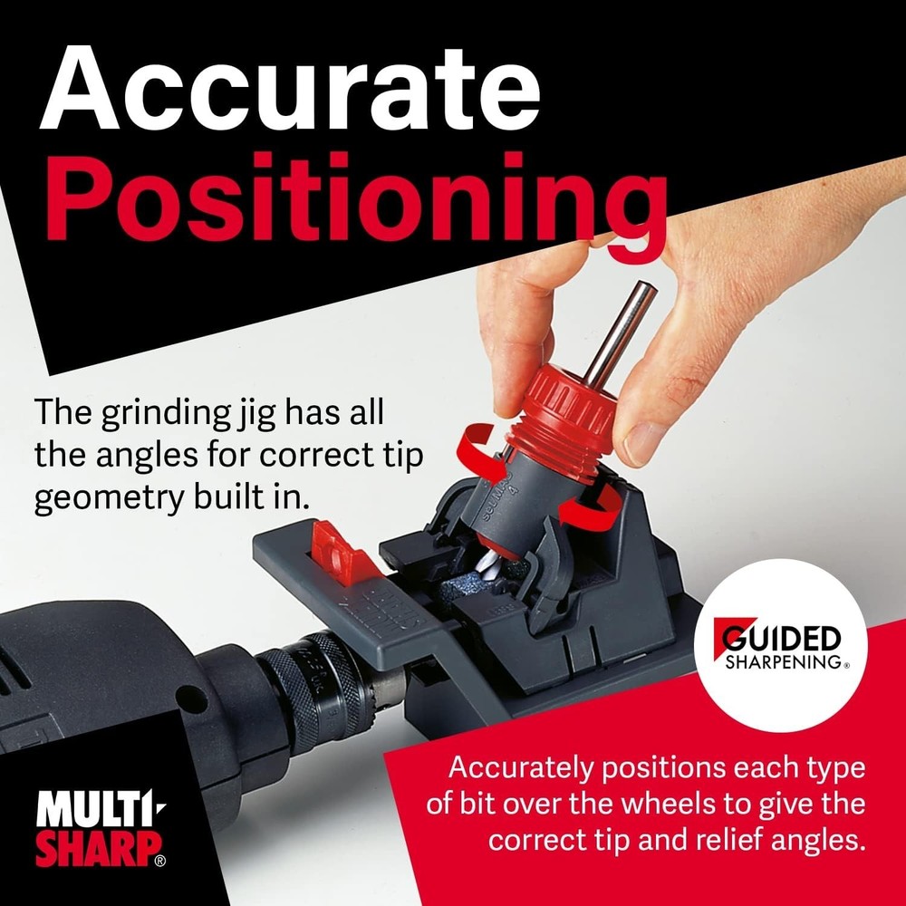 Dual-Purpose Drill Bit Sharpener Kit