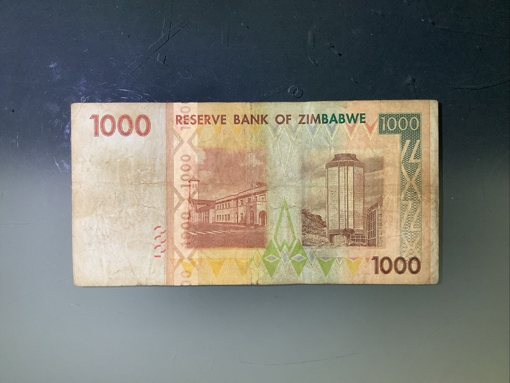 Zimbabwe 1000 Dollars 2007 Circulated