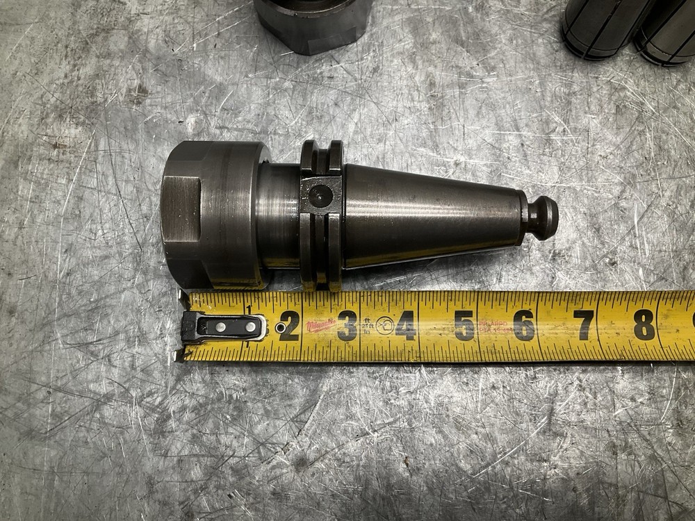 2 ea Cat 40 Tool Holder TG100 + 12ea Collets CNC