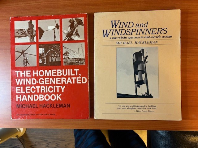 LOT of 2 WIND FARM Michael Hackleman classics *Homebuilt* *Windspinners* 1st/VG