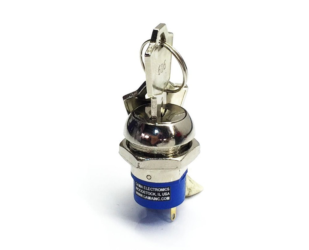 2 Position Single Pole On-On Keylock Switch - 7509N