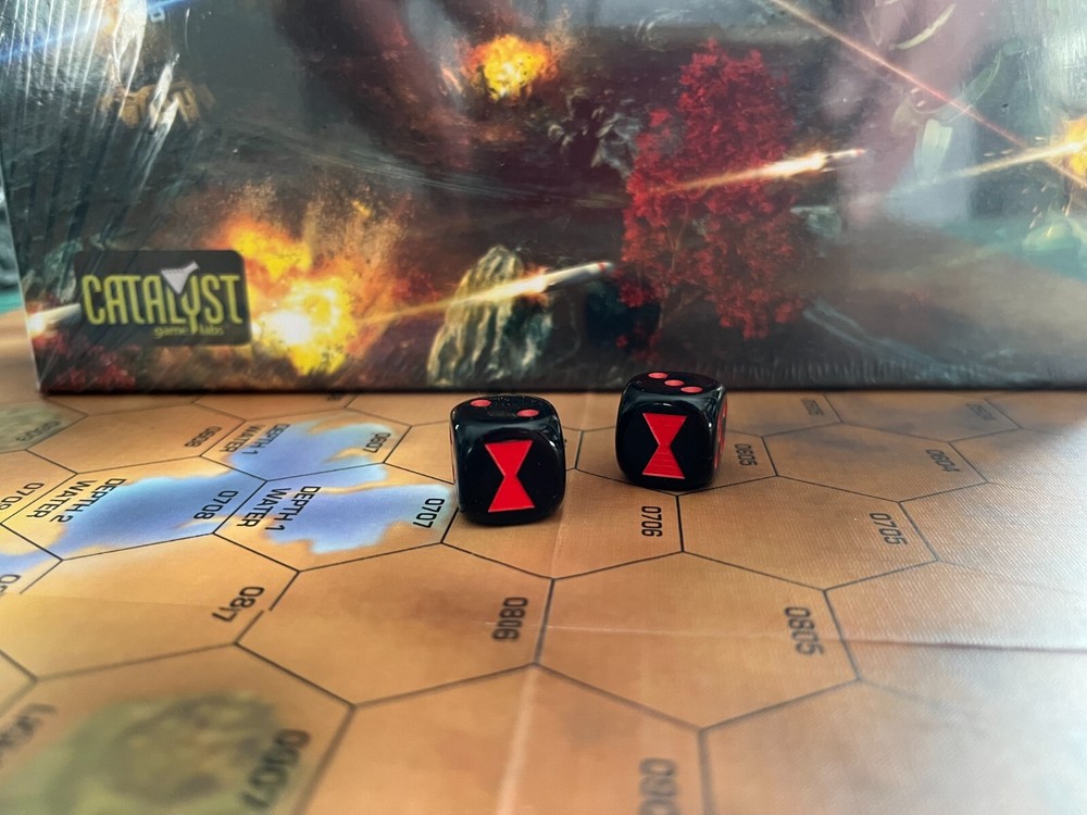 Black Widow Dice Set (one pair)