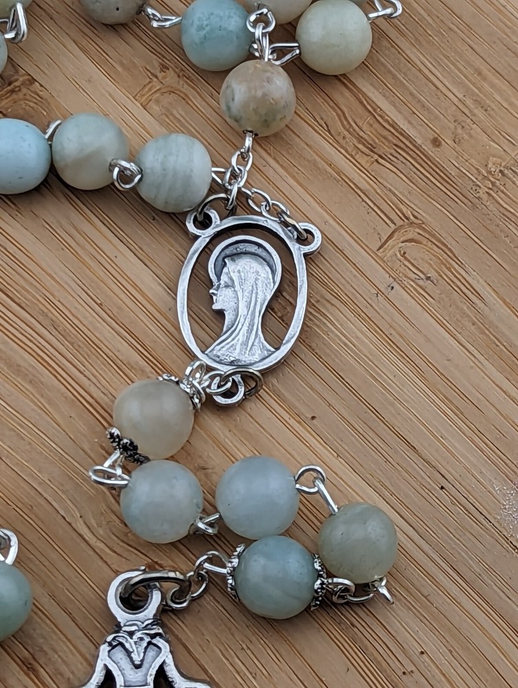 Amazonite Adoration Rosary