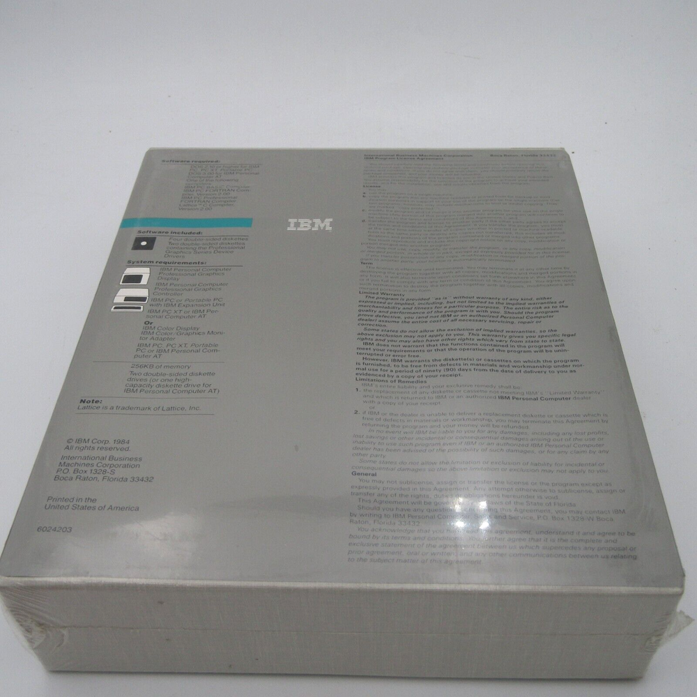IBM Personal Computer Graphical Kernel System Vol 1 Language Bindings Sealed