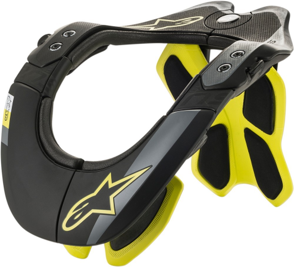Alpinestars BNS Tech 2 Bionic Neck Support Brace Black/Yellow