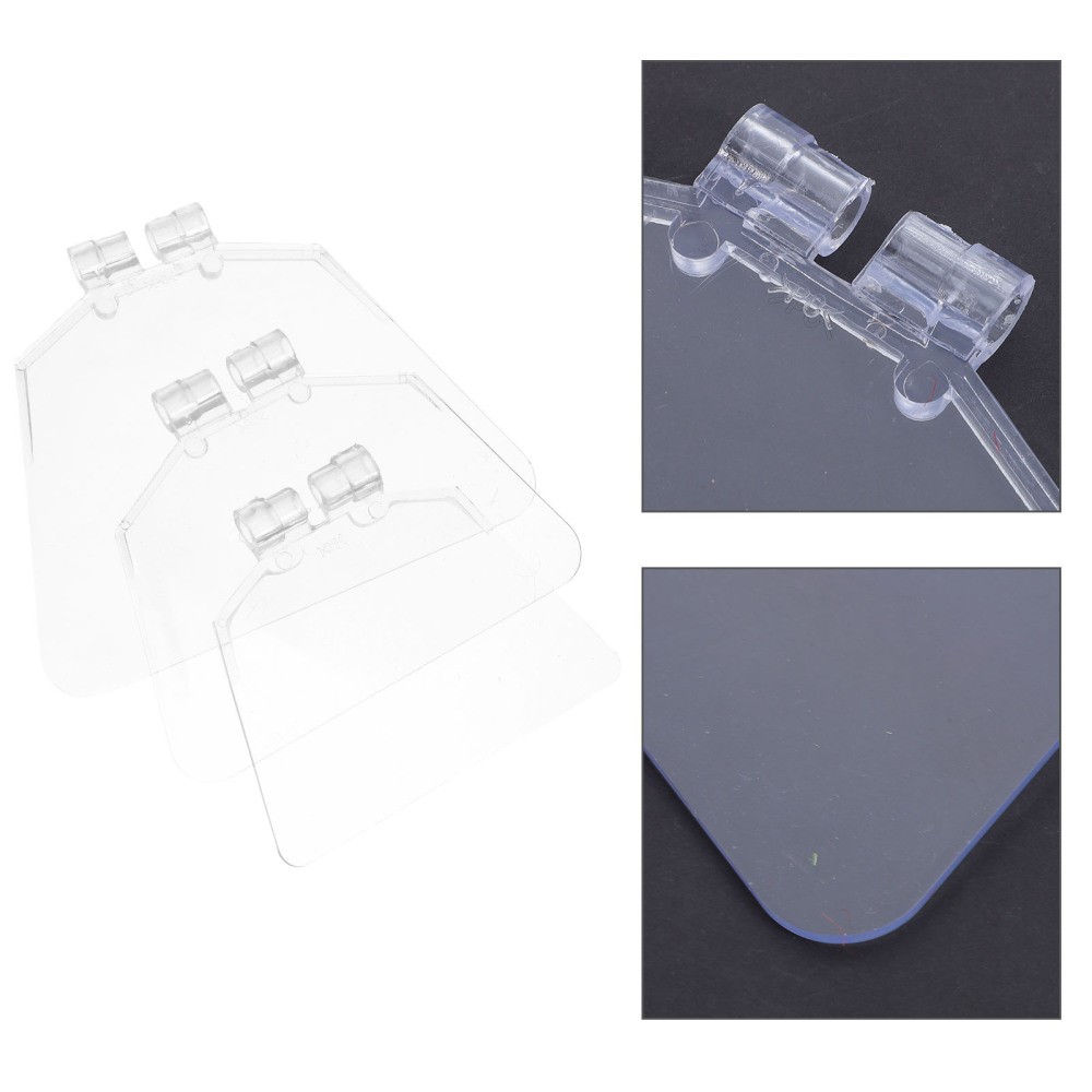 3 Pcs Clear Plastic Grinder Eye Shield Guards Protective Bench Grinder Eye