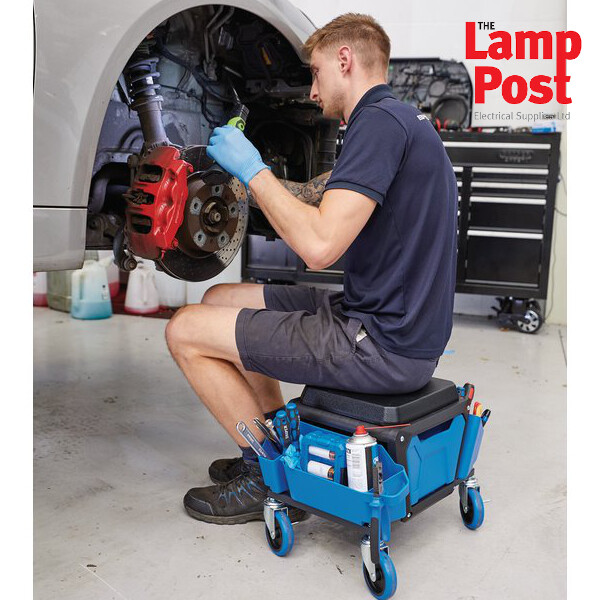 Draper 23716 Work Stool Workshop Creeper Blue