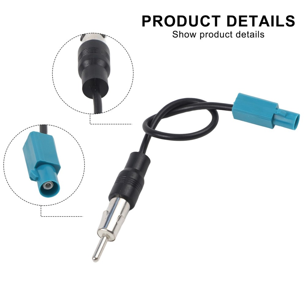 Enhanced Car Stereo Antenna Adapter Cable for Simple Installation 15cm