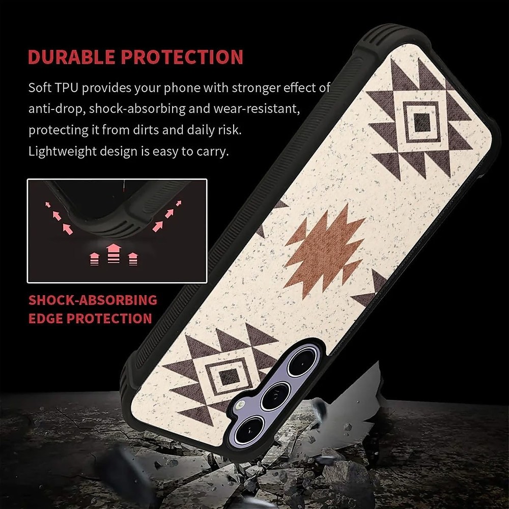 WANKBLC Samsung Galaxy S24 S25 Case Shockproof Protective Crazy Pattern