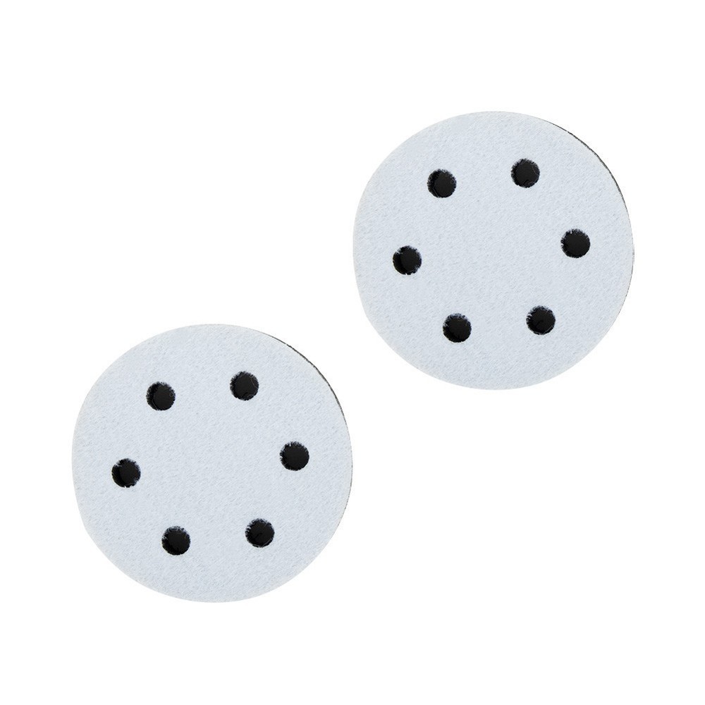 Sponge Interface Pad 2PCS 3inch 6 Holes 8mm For Sanding Pads Replacement