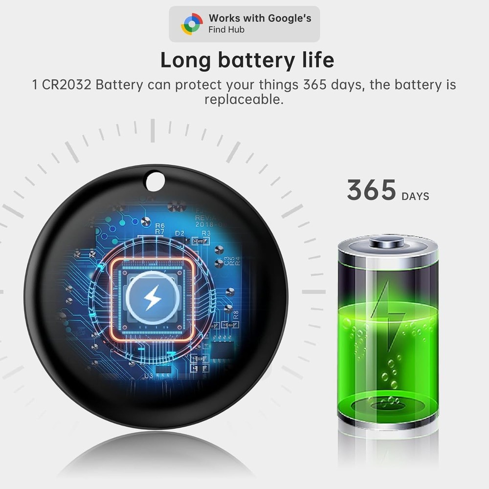 Find Keys, Wallets & More: Durable Android Tracker with Ultra-Long Battery Life