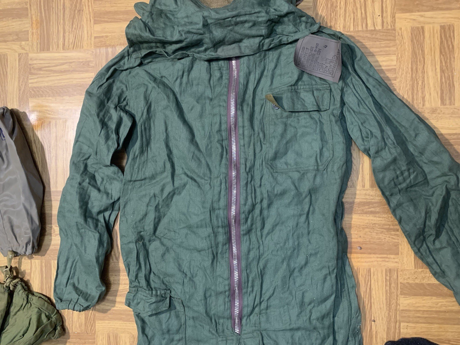 USSR Russian Soviet Army Military Microwave Radiation Protective Suit 1971 Size4