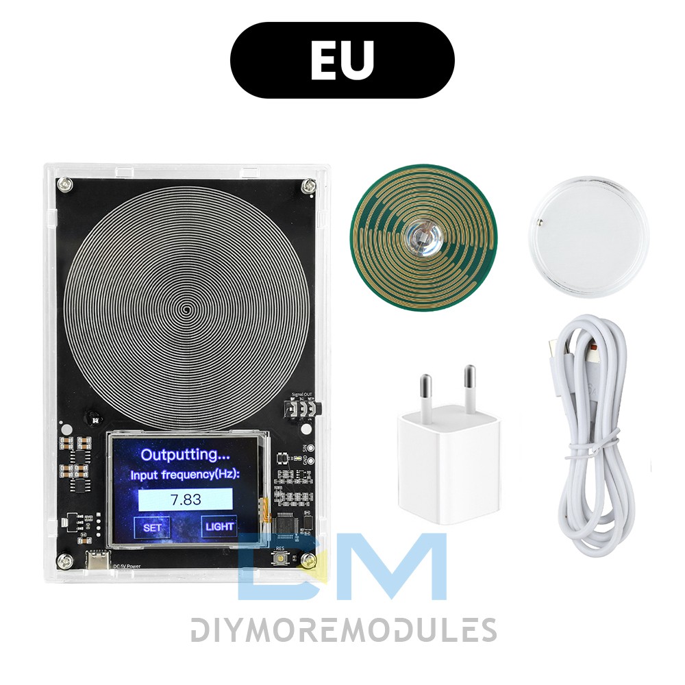 Schumann Wave Generator 0.01-99999Hz Adjustable Frequency Touchscreen with Case