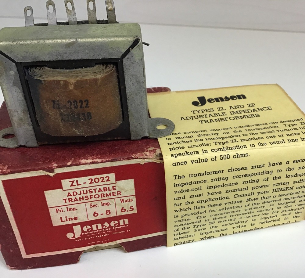 Vintage Jensen ZL-2022 Adjustable Transformer
