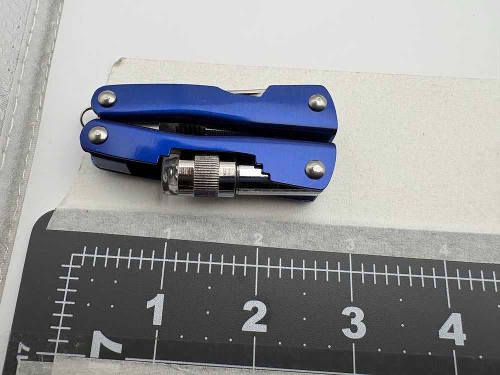 Blue Stainless Steel Multi-Functional Hand Tool Kit