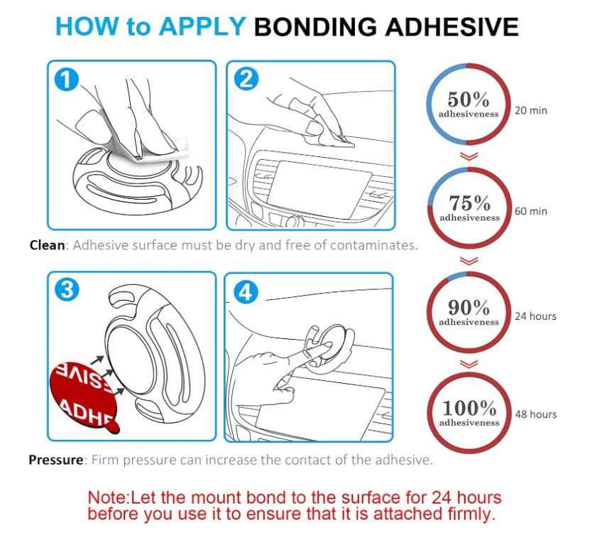 8 Pack Replacement Adhesive Pads for Pop Expanding phone Stand and Socket