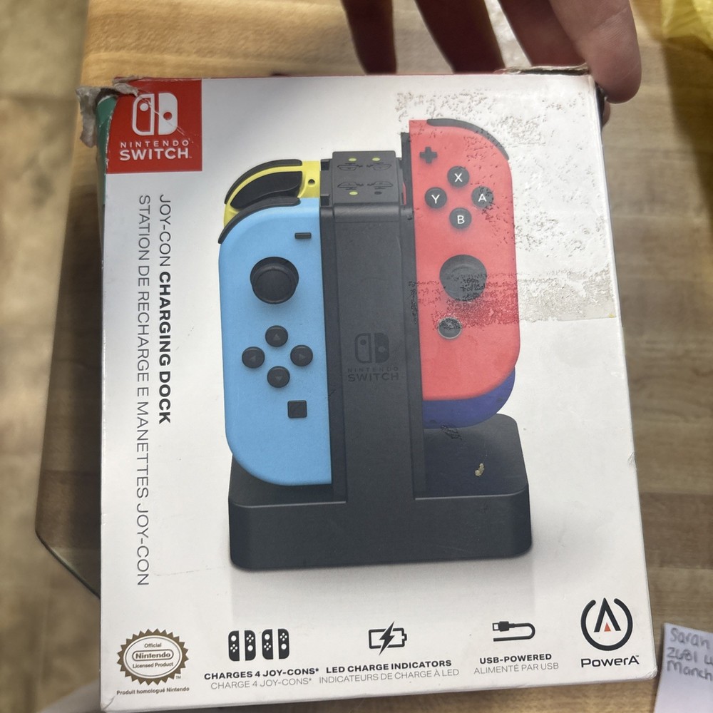 PowerA Joy-Con Charging Dock for Nintendo Switch Sealed