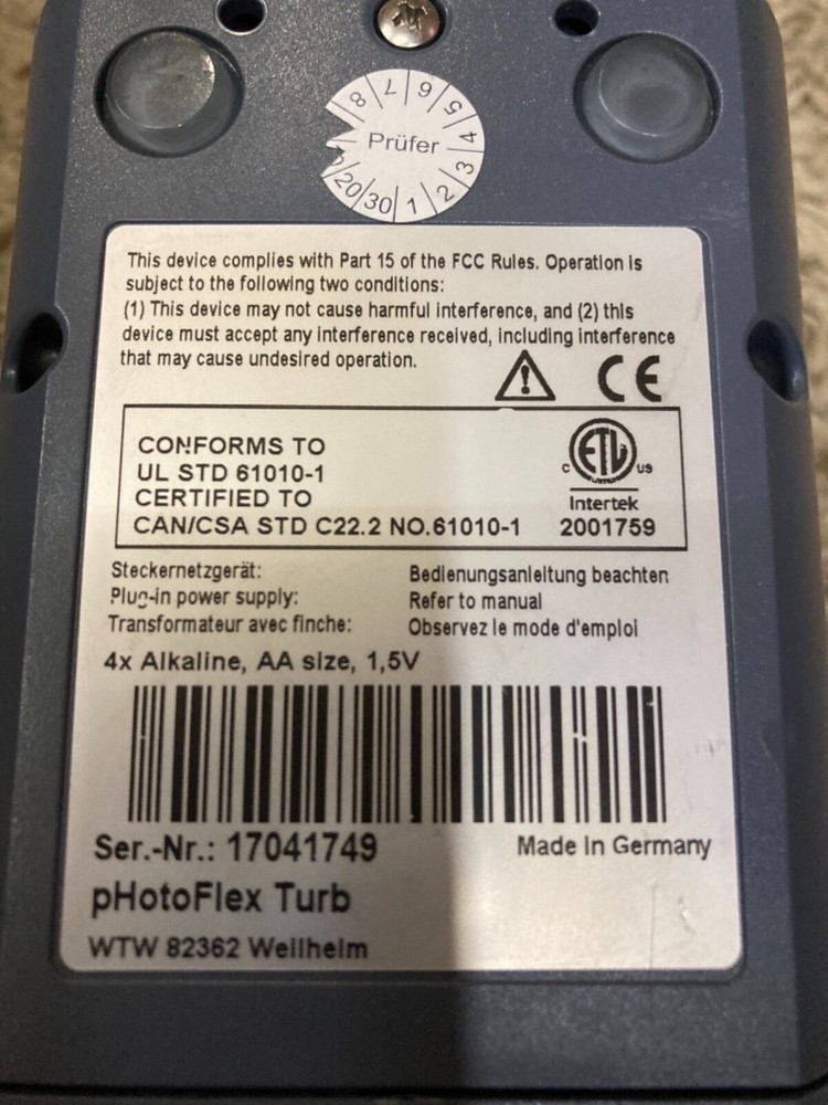 wtw photoflex turb