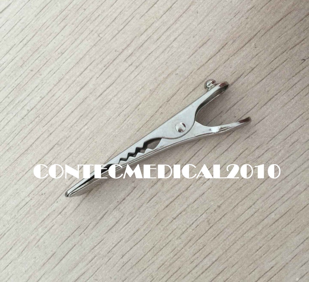 5pcs/set veterinary EKG/ECG crocodile electrode flat clip snap connection
