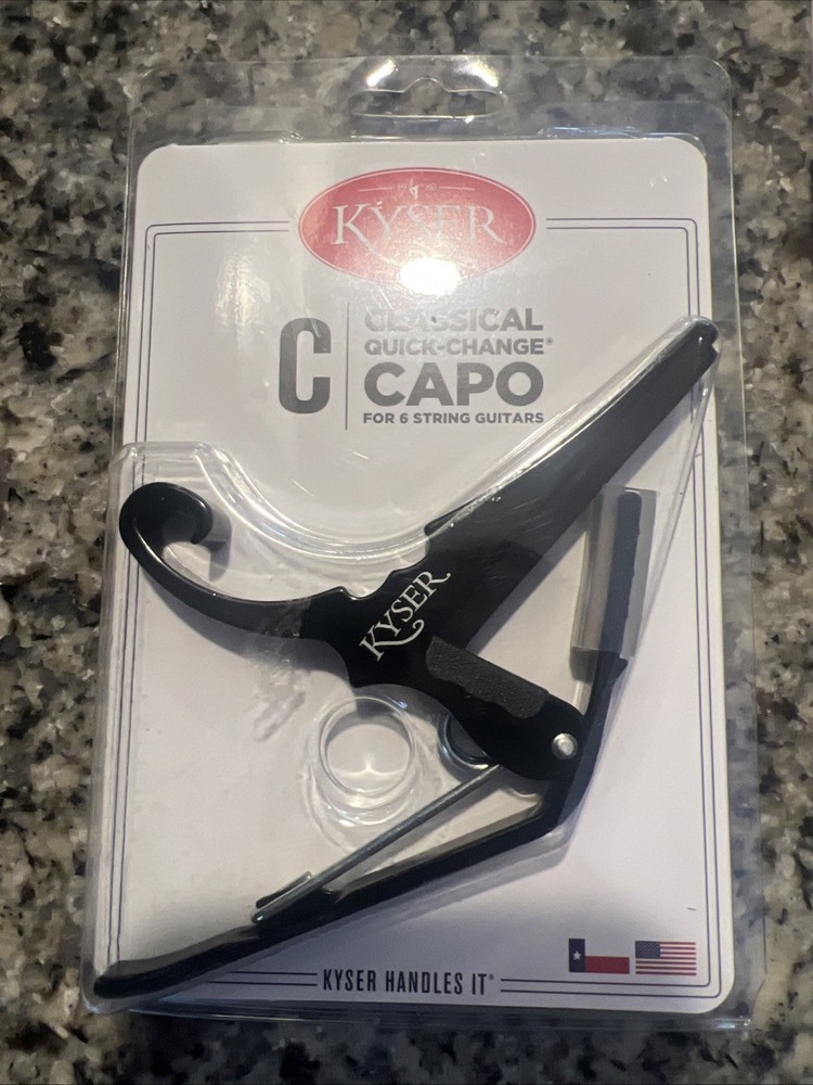 Kyser Classical Guitar Quick-Change Capo | Black