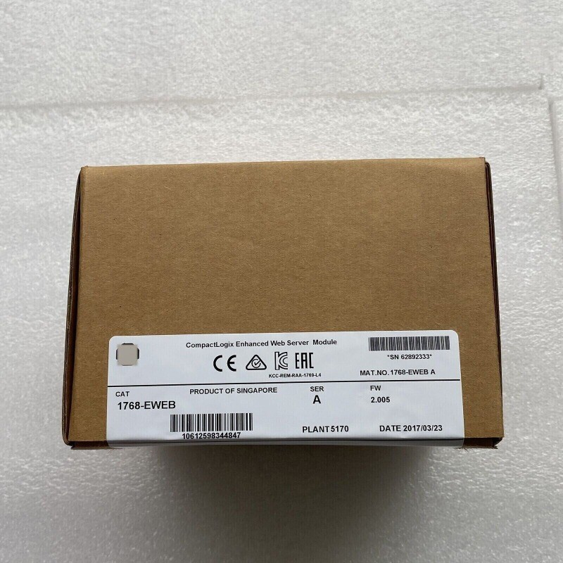New Sealed AB 1768-EWEB Compactlogix Enhanced Web Server Module US Free Tax