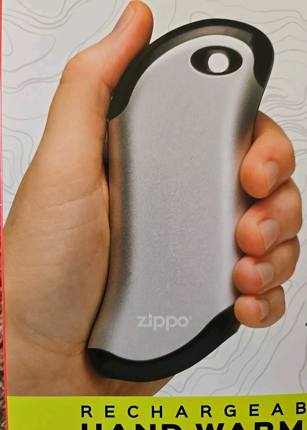🌟NEW🌟 Zippo SILVER HeatBank 9s Rechargeable Hand Warmer & Power Bank SEALED