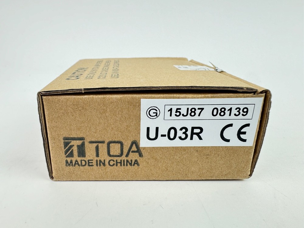 TOA Electronics U-03R Unbalanced Line Input Lo/Hi Cut Filter Module *NEW OPENED