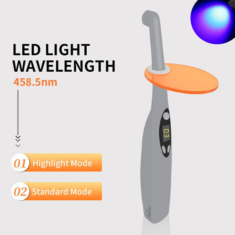 USA Dental Wireless Curing Light 1 Second LED Lamp