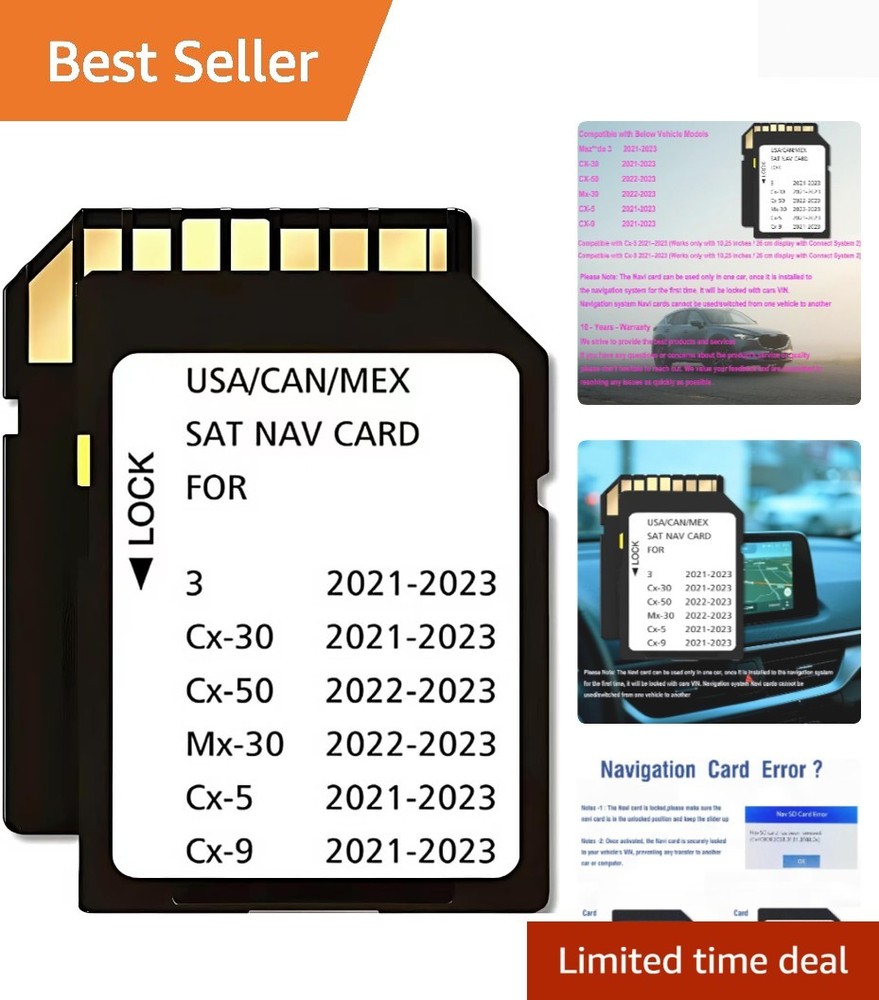 Effortless Navigation with 2023 Mazda GPS Map Memory Card - 10-