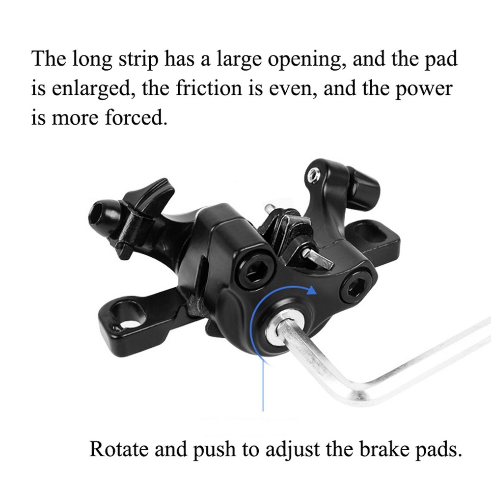 1 Pair Front & Rear Mechanical Disc Brake MTB/Folding Bike Caliper Linear Pull
