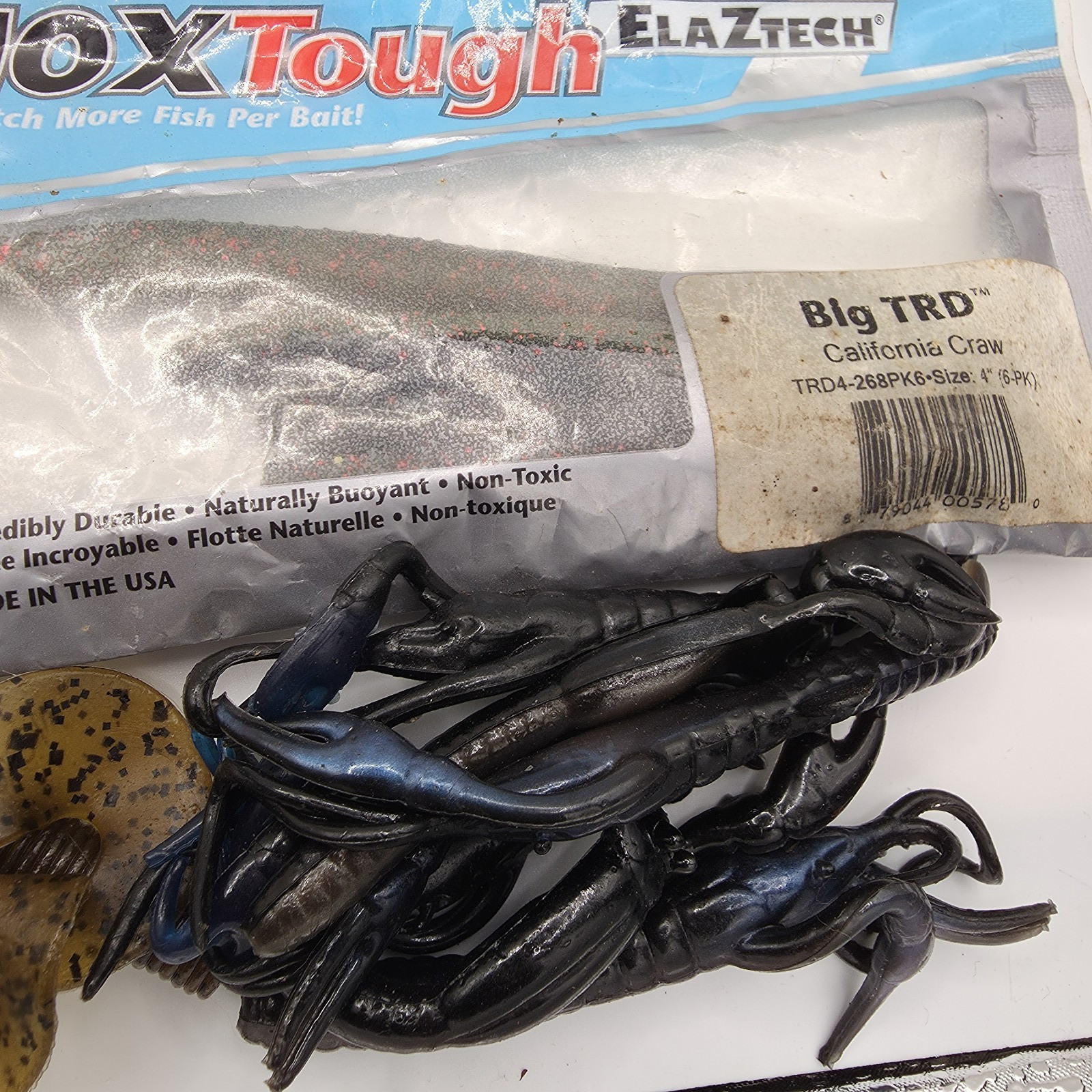 Large Fishing Lure Lot 50 pcs Mixed Brand Soft Plastic Baits