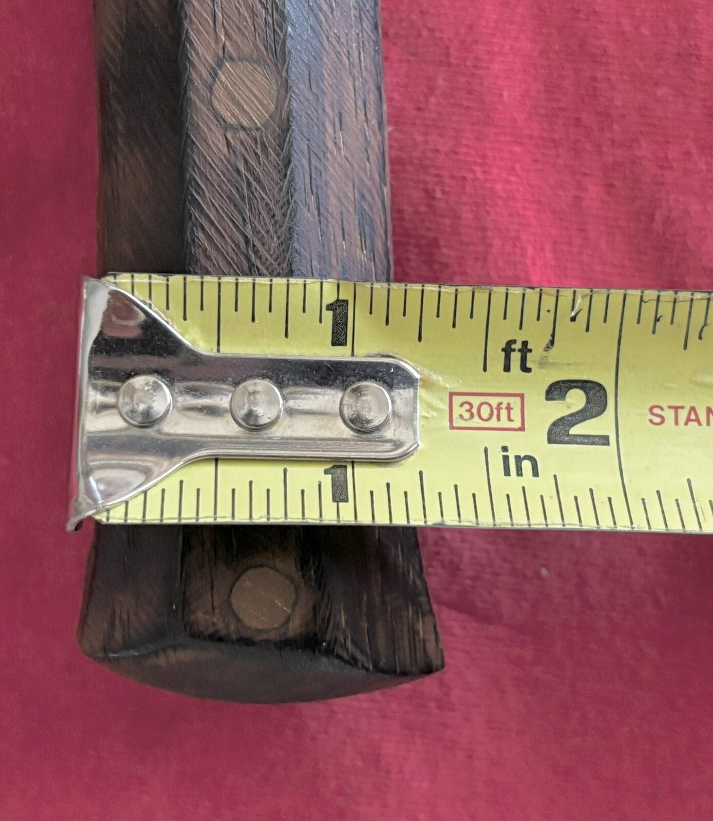 J.B. CUSTOM HANDMADE CLEAVER FROM A 1969 CAMARO LEAF SPRING - VINTAGE EXCELLENT