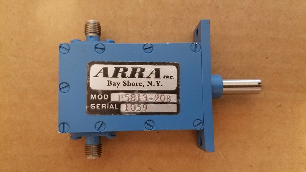 ARRA P5813-20B 20dB Miniature Continuously Variable RF Microwave Attenuator 1059