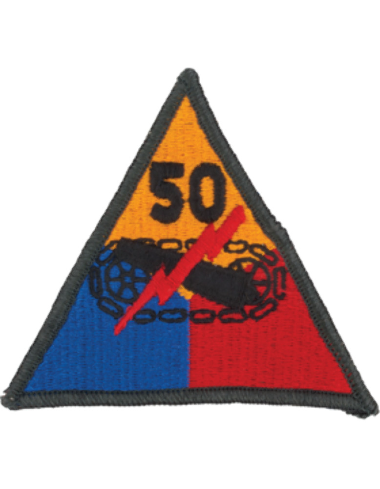 50th Armored Division Patch - Full Color Dress Patch