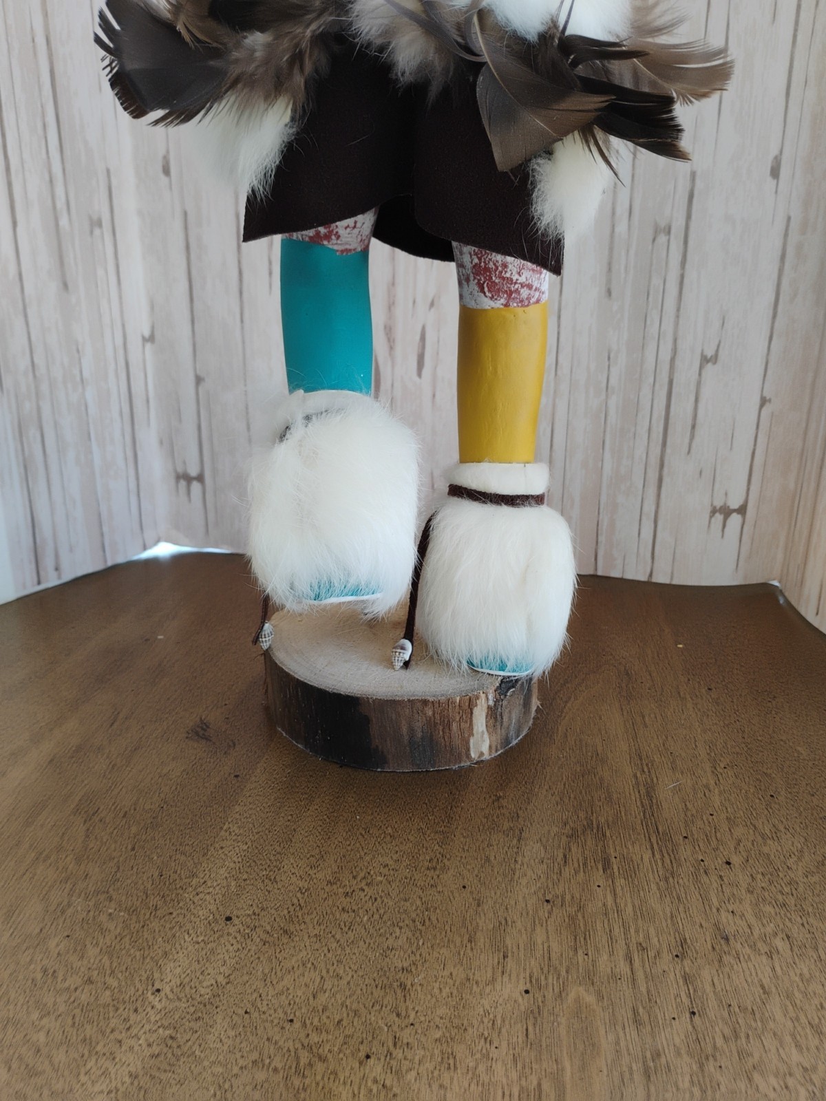 Vintage Large Navajo Kachina Doll Chasing Star Signed By Artist I McB