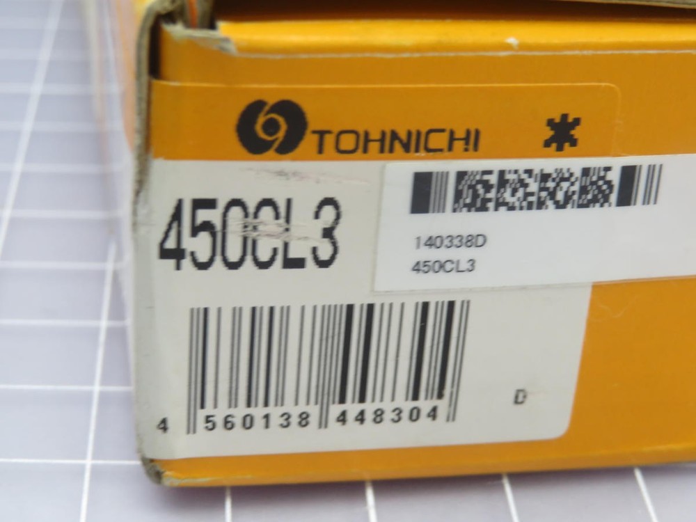TOHNICHI 450CL3 INTERCHANGEABLE HEAD TYPE ADJUSTABLE TORQUE WRENCH T242889