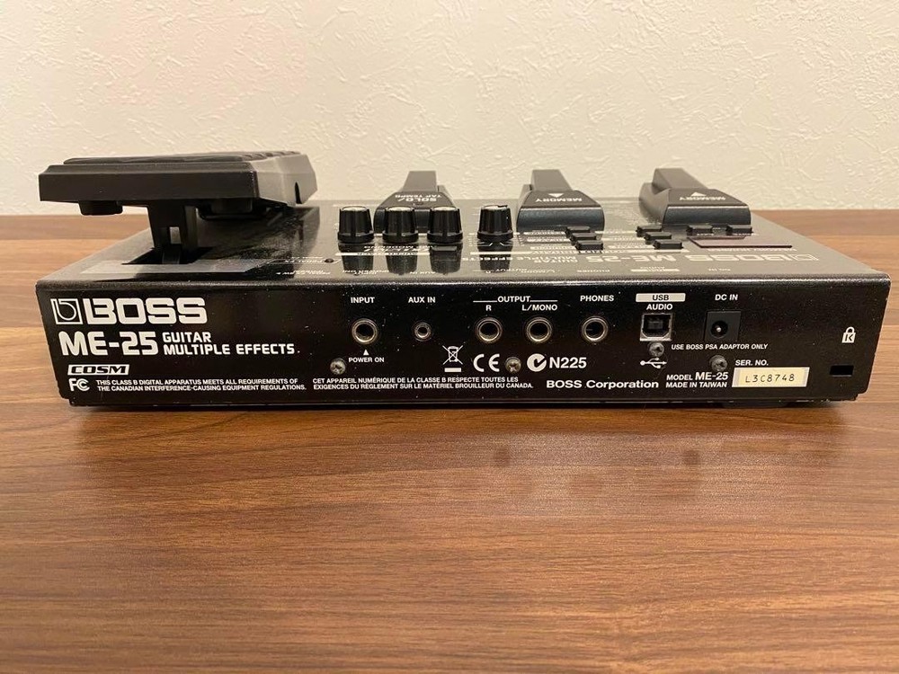 BOSS ME-25 Guitar Multiple Effects Multi Effect Pedal Tested Working Japan Used