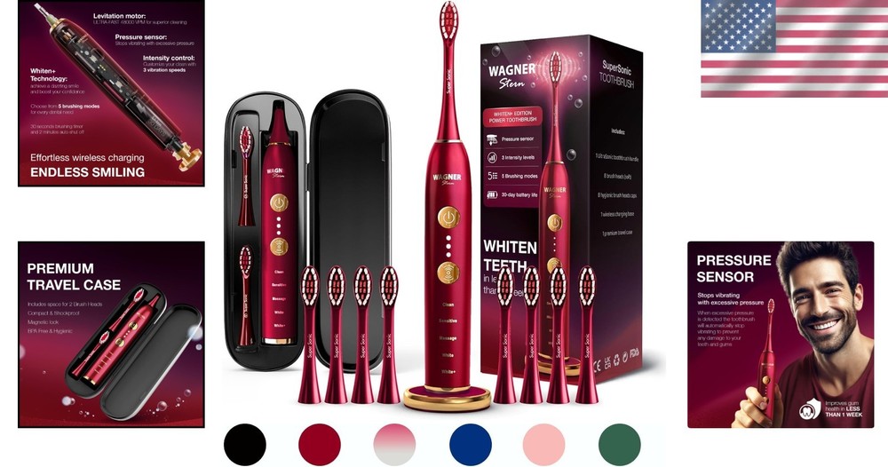 High-Performance Electric Toothbrush - Pressure Sensor