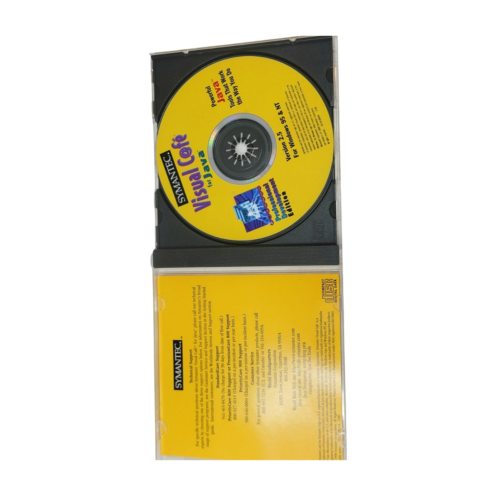 Symantec Visual Cafe for Java Database Professional Development Edition
