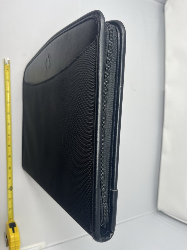 Apple Logo Padfolio Notebook Folder Notepad Ballistic Nylon Black 8.5x11 Pad