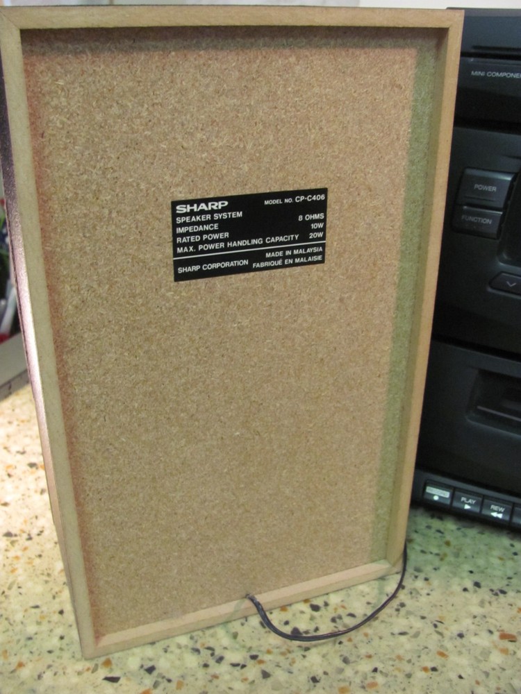 Sharp CD-C406 Mini Component System Stereo System