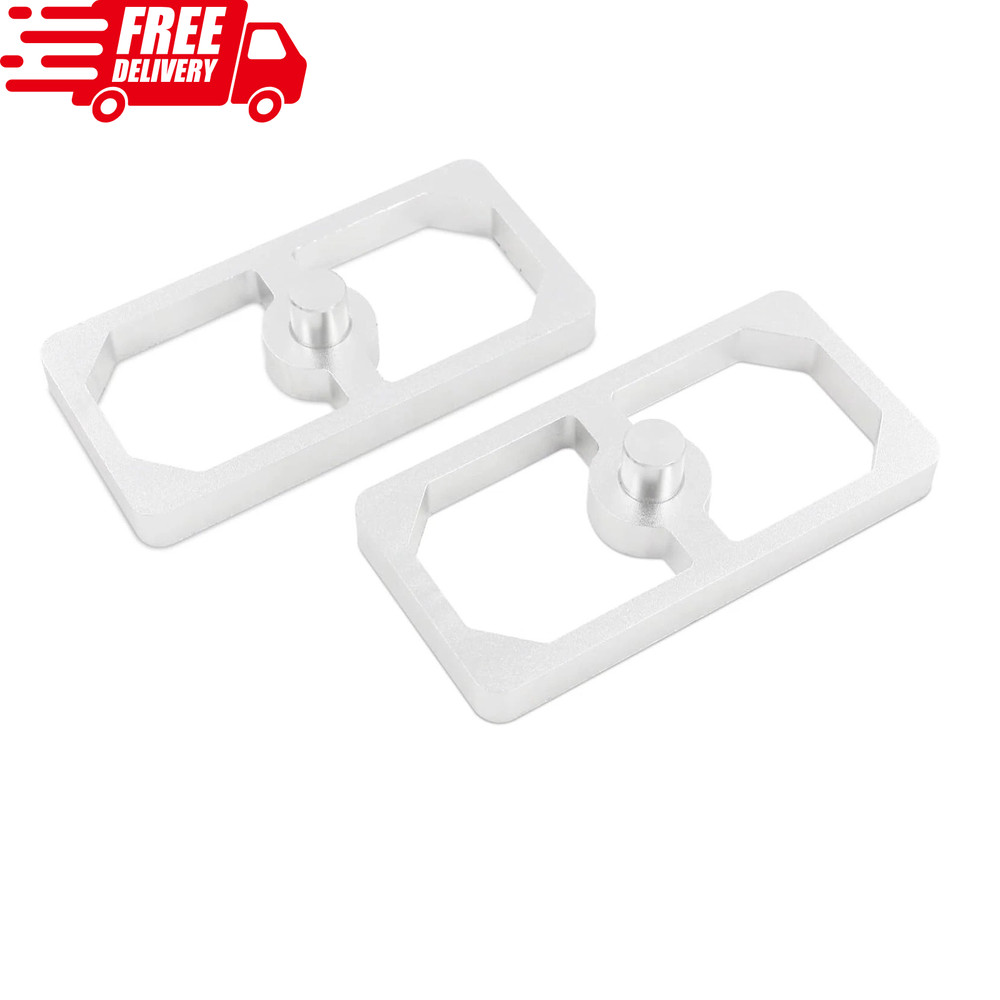 Universal Aluminum Leaf Spring Lowering Block Kit Versatile for 2 Pack 0.5 Inch