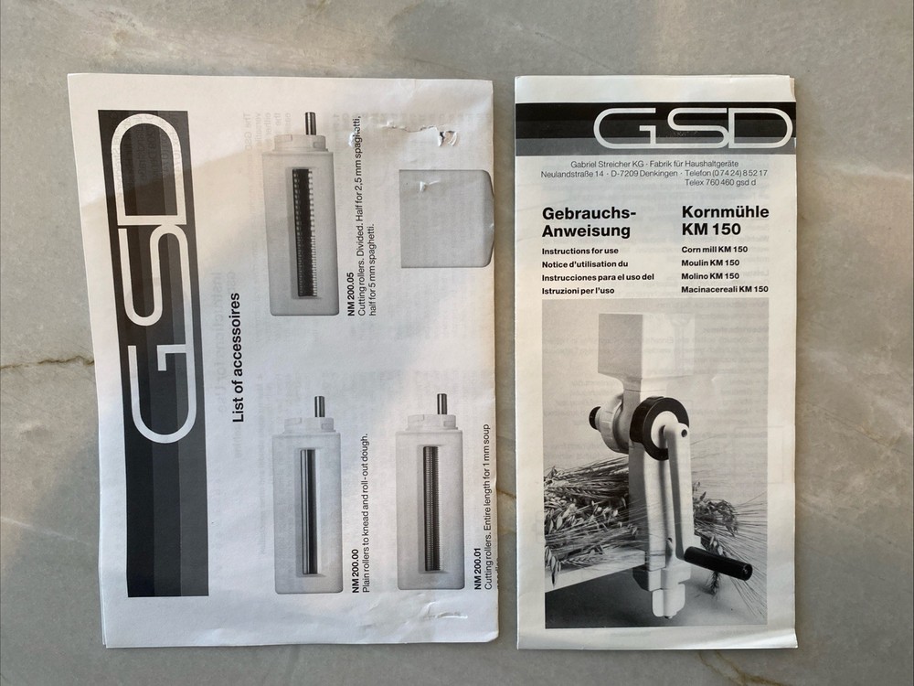 GSD Grain Mill - New In Box