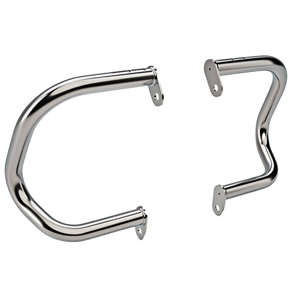 Royal Enfield Interceptor/Continental GT Compact Engine Guards - Silver