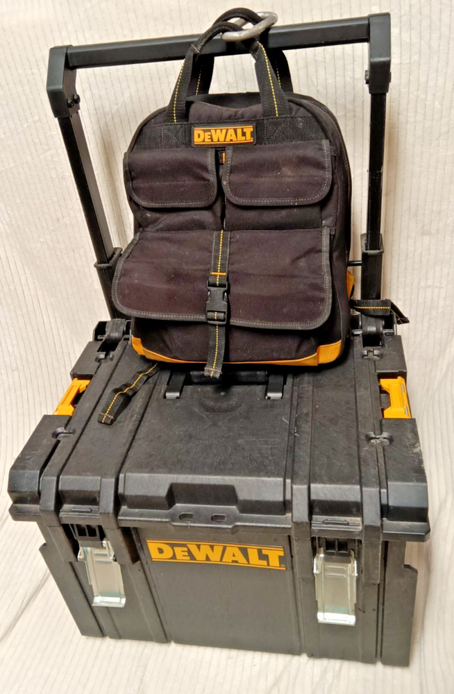 DeWalt Toughsystem Modular Cordless Tools Toolbox Backpack Contractors Combo Set