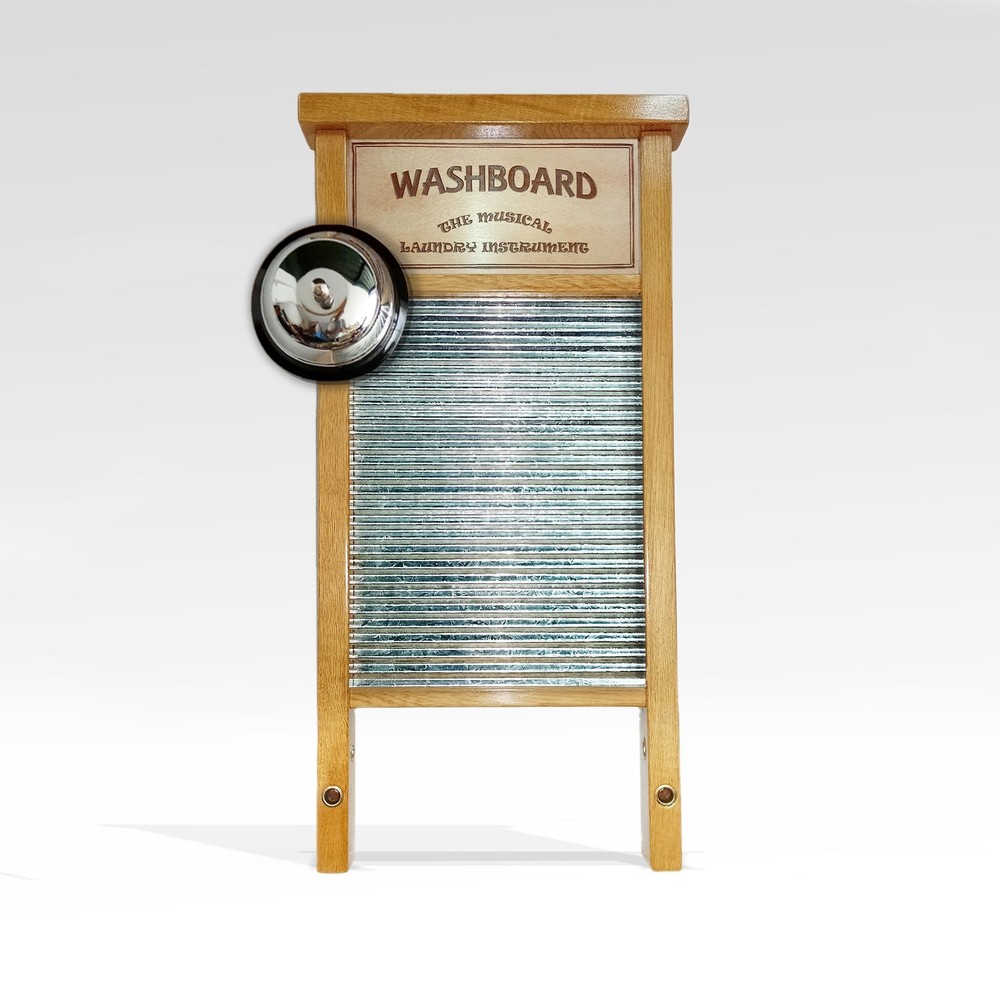 InstruArtes Washboard Medium Size Prime Line Percussion with 1 Accessory