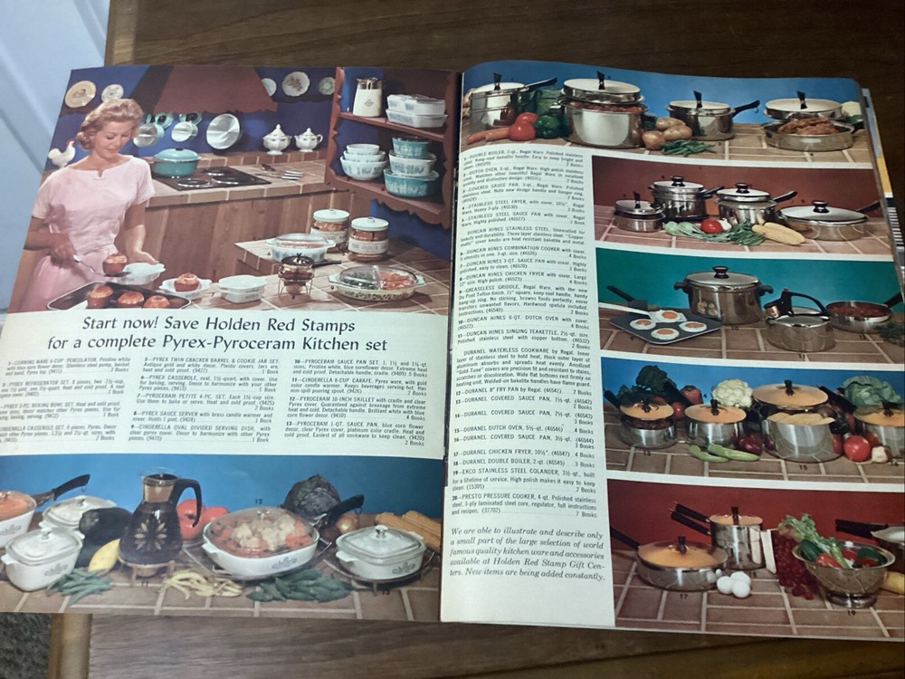 Vintage Holden Red Stamp Catalog 34 Anniversary 1964