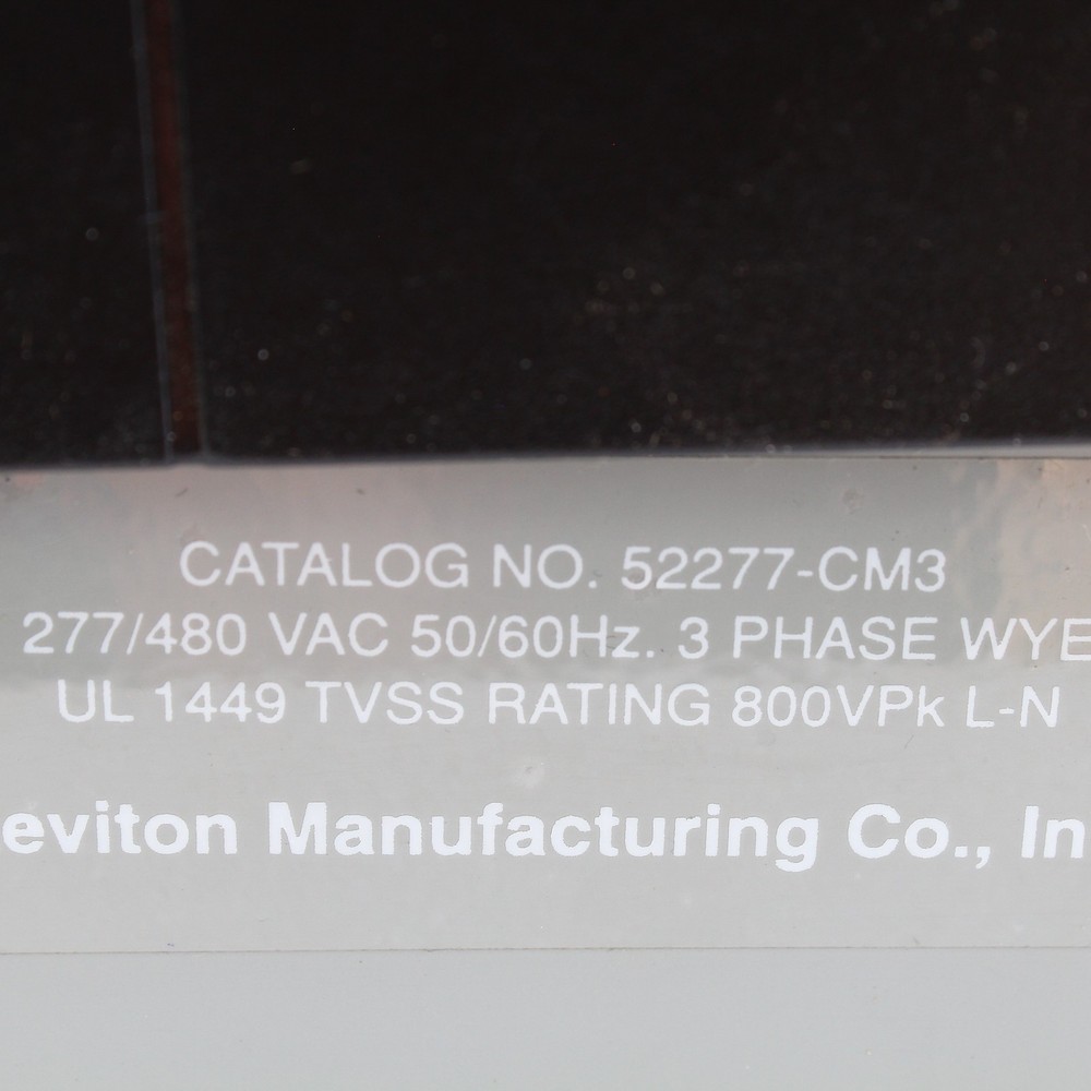 Leviton 52277-CM3 Type 12 Surge Panel 3-Phase 30A w/ Replaceable Surge Modules