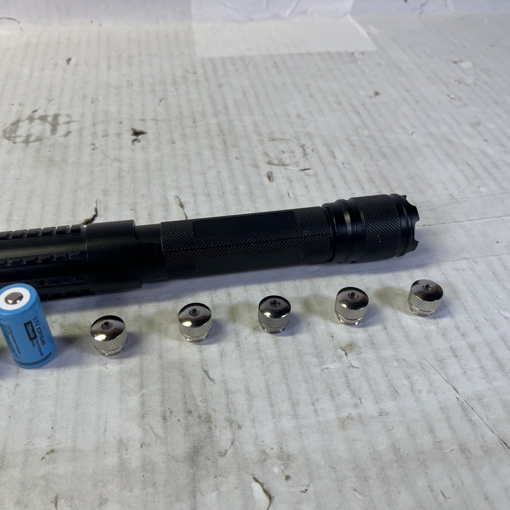 BX6 450nm Adjustable Focus Green Laser Pointer Visible Beam US